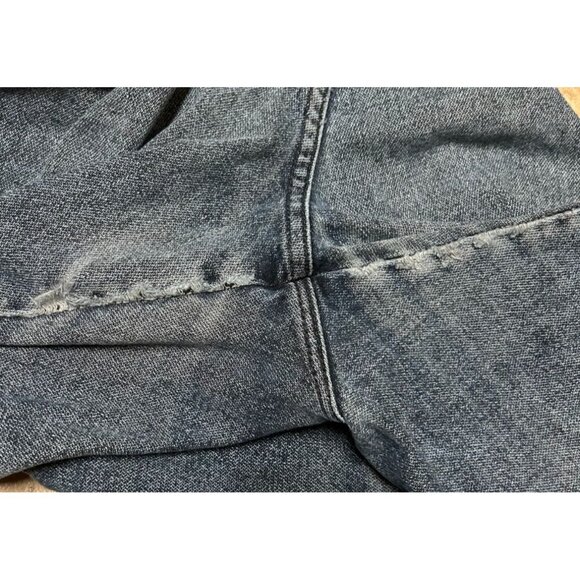 VTG WRANGLER COWBOY CUT JEANS SIZE 13 X 32 BLUE 14MWZNF USA MADE WESTERN WOMENS - Picture 6 of 6